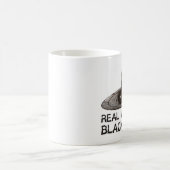 Mug Les vrais hommes tirent la poudre noire, fusil de (Centre)