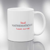 Mug Les vrais Mathématiciens Ont Des Courbes | Maths a