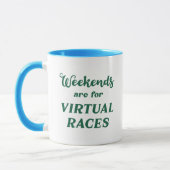 Mug Les Week-ends Sont Pour Les Course Virtuelles (Gauche)