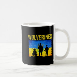 Mug Les Wolverines soutiennent l'Ukraine
