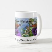 Mug Les yeux de papillon vous observent attaquer (Devant droit)