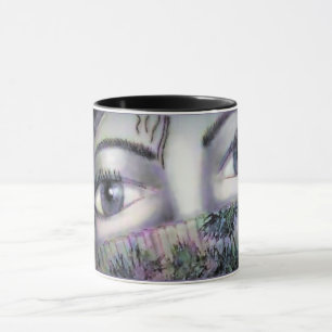 Mug Les yeux derrière le ventilateur oriental