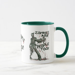 Mug Les zombies sont des gens qui ont peur