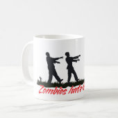 Mug Les zombis détestent les aliments de préparation (Devant gauche)