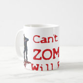 Mug Les zombis me mangeront (Devant gauche)