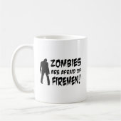 Mug Les zombis ont peur des cadeaux de pompiers (Gauche)