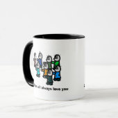 Mug Les zombis vous aimeront toujours (Devant gauche)