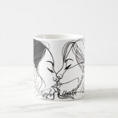Mug Lesbian Kiss Elegant Couple (Centre)