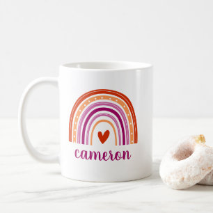 Mug Lesbian Rainbow Personnalisé
