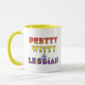 Mug Lesbienne assez pleine d'esprit (Gauche)