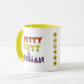 Mug Lesbienne assez pleine d'esprit (Devant gauche)