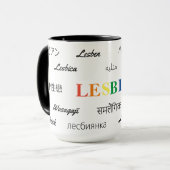 Mug Lesbienne - Beaucoup De Langue; Tout Amour (Devant gauche)