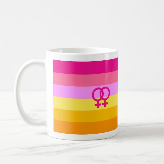 Mug Lesbienne Dawn Pride Femmes qui aiment les femmes (Gauche)