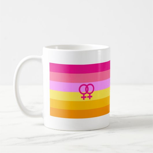 Mug Lesbienne Dawn Pride Femmes qui aiment les femmes (Gauche)