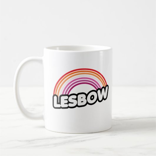 Mug Lesbow - Coucher de soleil (Gauche)