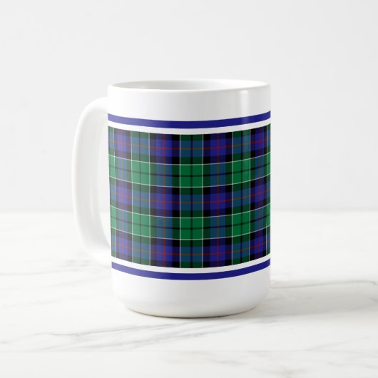 Mug Leslie Clan Chasse Tartan (Devant gauche)