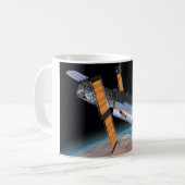 Mug L'espace de Telescopr de l'espace de Hubble et (Devant gauche)