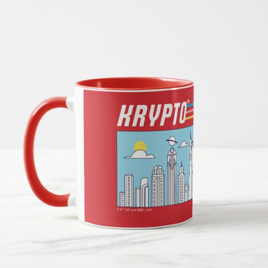 Mug L'espace extra-atmosphérique de Krypto vers la mét (Gauche)