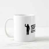 Mug L'espace machine le logo blanc classique de Se de (Gauche)