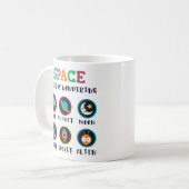 Mug L'espace nous fait nous poser des questions (Devant gauche)