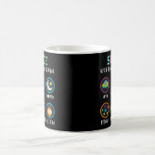 Mug L'espace nous fait nous poser des questions (Centre)