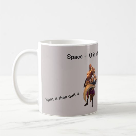 Mug L'espace+Tasse de méta de Q Sirius (Gauche)