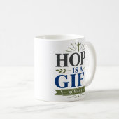 Mug L'espérance est un don dévotion quotidienne de foi (Devant droit)