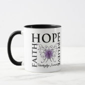 Mug L'espoir croient la foi - fibromyalgie (Gauche)