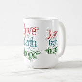 MUG L'ESPOIR DE LA FOI AMOUR (Devant droit)