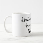 Mug L'espoir d'une mère dans chaque gorgée (Gauche)
