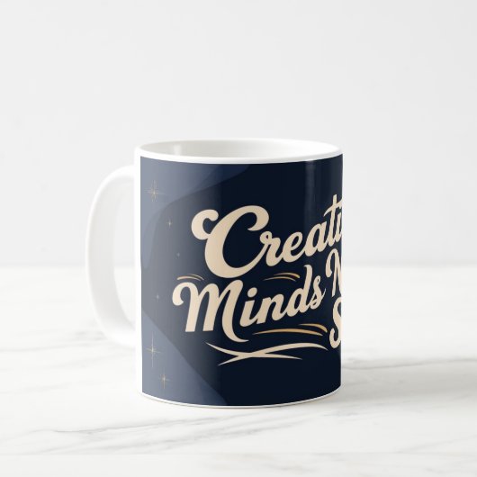 Mug L'esprit créatif ne dort jamais (Devant gauche)