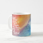 Mug L'Esprit d'Amour de DIEU - AUCUNE PEUR - 2 Timothé (Devant gauche)