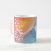 Mug L'Esprit d'Amour de DIEU - SANS PEUR - Verset Bibl (Devant gauche)
