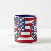 Mug L'Esprit De 1776, Drapeau D'anniversaire De L'Amér (Centre)