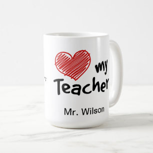 Mug L'esprit de l'école Aimer mon enseignant