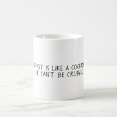 Mug L'Esprit Drôle Comme Un Cockroach Citation Sans Ré (Centre)