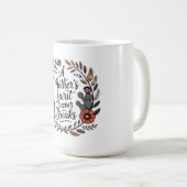 Mug L'esprit d'une mère ne se brise jamais (Devant droit)