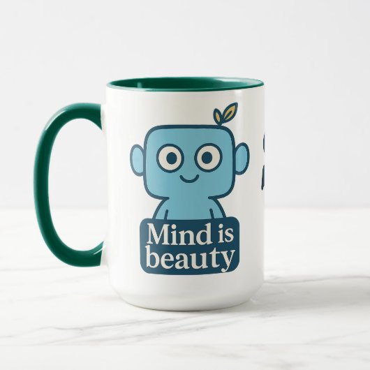 Mug L'esprit est beauté Motivational cup (Gauche)
