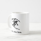 Mug "Less Talk. More Turns." (Devant gauche)