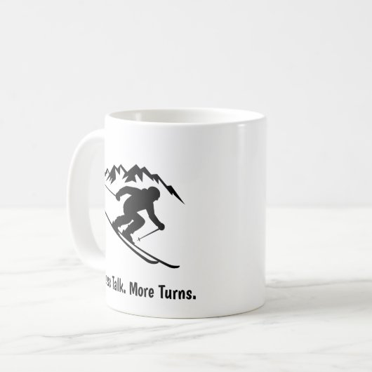 Mug "Less Talk. More Turns." (Devant gauche)