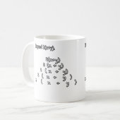 Mug L'essai drôle de plaisanterie d'examen de maths (Devant gauche)