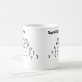 Mug L'essai drôle de plaisanterie d'examen de maths (Centre)
