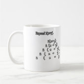 Mug L'essai drôle de plaisanterie d'examen de maths (Gauche)