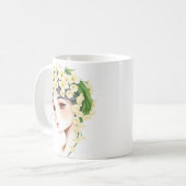 Mug L'essence de la femme : grâce, force et beauté (Devant gauche)