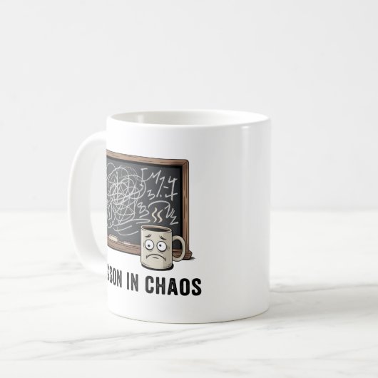 Mug Lesson in Chaos | School Life Sarcasm (Devant gauche)