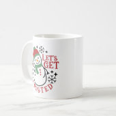 Mug Les't get Frosted Cute Crhistmas Snowman (Devant gauche)