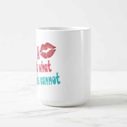 Mug Let a kiss speak what words cannotT-Shirt (Centre)