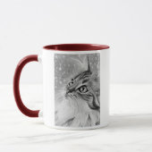 Mug Let est chat de Kitty de neige (Gauche)