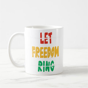 Mug Let Freedom Ring, Citation de MLK, Histoire des No