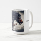 Mug "Let Go or Be Dragged" et Rage Horse (Devant droit)